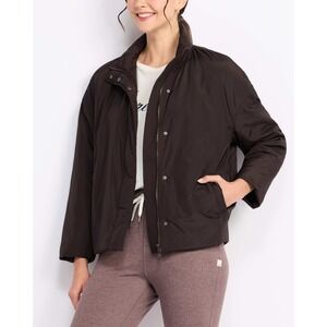 We Wander Wanderloft Insulated Bomber Jacket Brown Large New With Tags